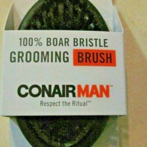 Conair Man Respect the Ritual Grooming Brush 100% Boar Bristle NEW Great Gift